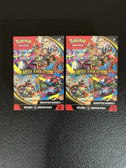 Pokemon TCG: Mega Evolution Booster Bundle Boxes Lot Of 2 - Image 1
