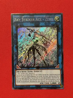 Yugioh! Sky Striker Ace = Zero DUAD-EN049 Secret Rare 1st Edition NM - Image 1