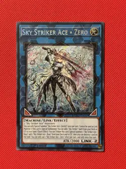 Yugioh! Sky Striker Ace = Zero DUAD-EN049 Secret Rare 1st Edition NM - Image 2