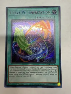 Yugioh TCG Heavy Polymerization MP24-EN150 25th Anniversary Tin Secret Rare - Image 1