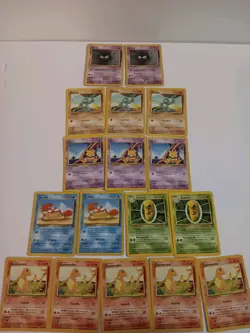 Pokemon 47 Card Lot 1999-2000 Release of Vintage Cards, Includes Duplicates - Image 2