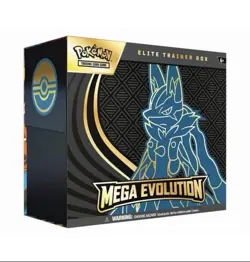 Pokemon Trading Card Game TCG Mega Evolution Elite Trainer Box ETB Lucario NEW - Image 1