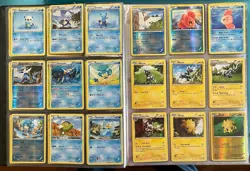 Near Complete Pokemon Black & White Base Set Collection 109 Cards Included NM - Image 5