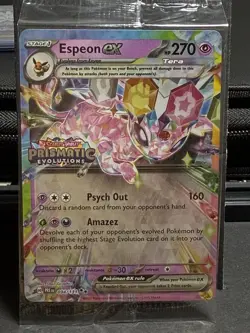 Espeon EX 34/131 Pokemon TCG Sealed Promo Card NM - Image 1
