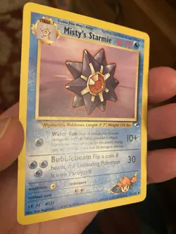 Misty's Starmie 56/132 Uncommon Gym Heroes Pokemon Card LP - Image 3
