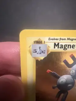 Pokemon TCG Magneton Base Set Holo Unlimited Rare Card 9/102 WOTC - Image 2