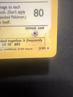 Pokemon TCG Magneton Base Set Holo Unlimited Rare Card 9/102 WOTC - Image 4