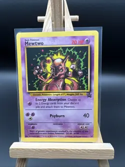 Mewtwo 14/53 WOTC Black Star Promo Regular Card NM Condition, English Version - Image 1