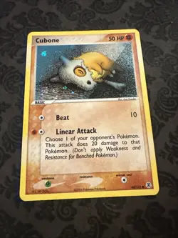 Pokemon Card - Cubone FireRed & LeafGreen 60/112 Reverse Holo - Image 1