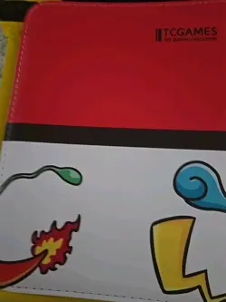 POKEMON TCGAMES beginner-size 3 ring Binder 440 Pocket Top Loader Card New - Image 2