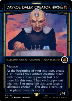MTG Davros, Dalek Creator (Showcase) Normal NM Doctor Who Magic - Image 1