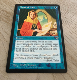 Magic the Gathering MTG Mystical Tutor Mirage NM - Image 1