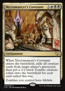 MTG - Necromancer's Covenant - Commander 2015 - NM, English Magic FLAT RATE SHIP - Image 1