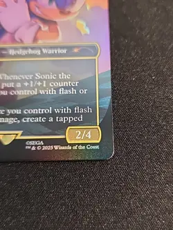Sonic the Hedgehog - FOIL - Sonic Secret Lair MTG 2087 NM - Image 3