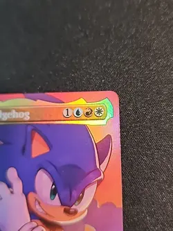 Sonic the Hedgehog - FOIL - Sonic Secret Lair MTG 2087 NM - Image 4