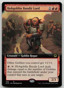 Hobgoblin Bandit Lord (Extended Art) R Adventures in the Forgotten Realms 379 NM - Image 1