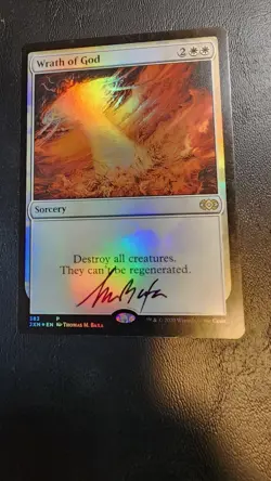 Wrath of God Launch Party & Release Event Promos Foil - SIGNED - Image 1