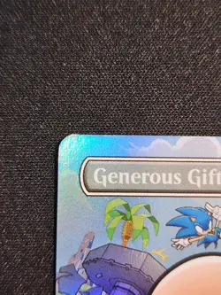 Generous Gift - Foil - Sonic The Hedgehog Secret Lair 2088 MTG NM - Image 5