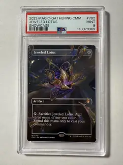 MTG Jeweled Lotus Showcase Non-foil 702 PSA 9 MINT - Image 2