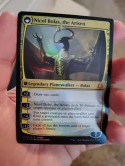 MTG Magic the Gathering Nicol Bolas, the Ravager Foil English Judge Promo MTG NM - Image 2