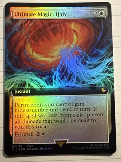 Ultimate Magic: Holy (Extended Art) Commander: Final Fantasy Foil - Image 1