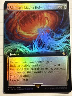 Ultimate Magic: Holy (Extended Art) Commander: Final Fantasy Foil - Image 2