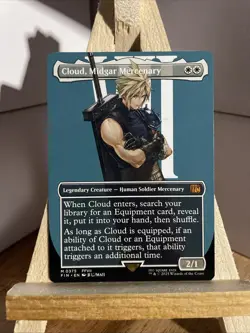 Cloud, Midgar Mercenary (Borderless) Regular Mythic #375 2025 MTG Final Fantasy - Image 2
