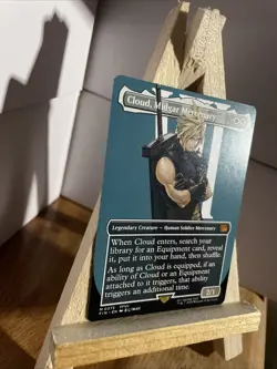 Cloud, Midgar Mercenary (Borderless) Regular Mythic #375 2025 MTG Final Fantasy - Image 3