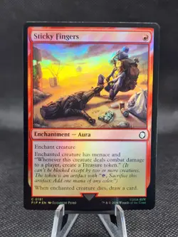 MTG - [FOIL] Sticky Fingers - Fallout - Image 1