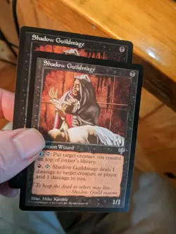 Shadow Guildmage Mirage missing black layer error misprint - Image 1