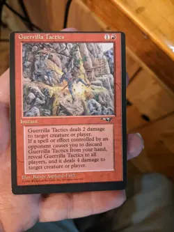 Guerrilla Tactics (Cliff) Alliances off center miscut error misprint - Image 1