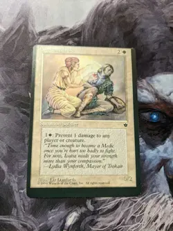 Combat Medic (Danforth) Fallen Empires off center miscut error misprint - Image 1