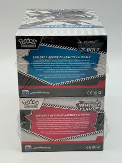 Pokemon TCG Black Bolt & White Flare Booster Bundle Displays SEALED - Image 5