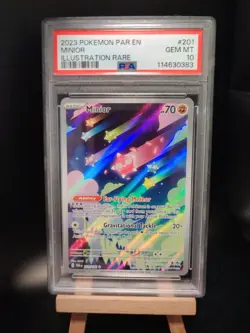 PSA 10 Minior 201/182 Paradox Rift Illustration Rare Pokemon English - Image 1