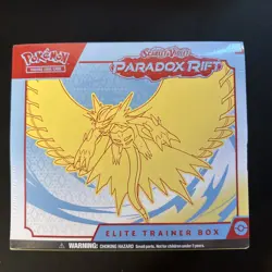 Pokemon Paradox Rift Elite Trainer Box ETB Roaring Moon Art - New/Sealed 820650854163 - Image 1