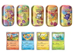 POKEMON Scarlet & Violet - 151 Collection, 5-Pack Mini Tins with 4 Promos Bundle - Image 3