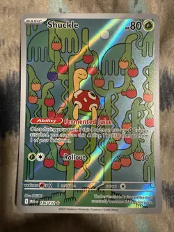 Pokemon TCG Shuckle 136/132 Illustration Rare Mega Evolutions NM NEW 2025 - Image 1