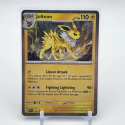 Jolteon 169 Pokemon Prismatic Evolutions - Black Star Holo Promo - Image 1