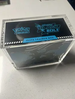 Sealed Pokemon Lot - Black Bolt ETB w/ display case and Black Bolt Binder - Image 3