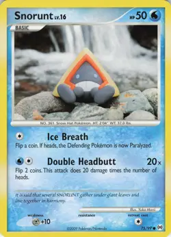 Snorunt 75/99 Arceus Common Normal Pokemon TCG - Image 1