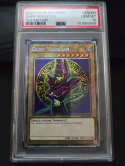 2024 YU-GI-OH! RA03-QUARTER CENTURY BONANZA 1ST ED #EN080 DARK MAGICIAN PSA 10 - Image 1