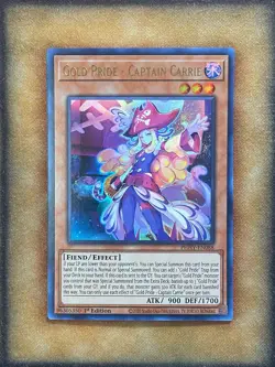 Yugioh Gold Pride - Captain Carrie PHHY-EN088 Ultra Rare 1st Ed LP - Image 1