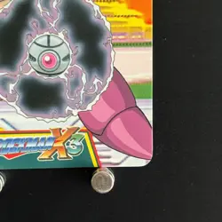 Mega MAN X3 Card 93 Gravity Well CAPCOM BANDAI JAPAN Japanese 1995 Rockman - Image 4