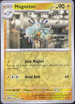Magneton 082/165 Sv: Scarlet & Violet 151 Reverse Holo - Pokemon Card - Image 1