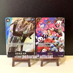 One Piece Card Game Zoro OP10-95 Perona & Flagship Battle OP06-093 SR Alt Art NM - Image 1