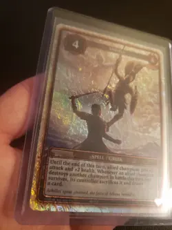 Rush of Ikorr TCG Aristeia Greek Spell Fractured Foil ROI-157 U Upper Deck Card - Image 4