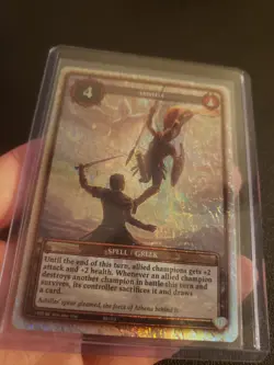 Rush of Ikorr TCG Aristeia Greek Spell Fractured Foil ROI-157 U Upper Deck Card - Image 5