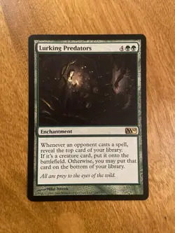 Magic: The Gathering Lurking Predators Core Set 2010 Card #190 LP - Image 1