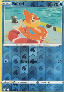Reverse Holo Buizel 022/072 - Common - Shining Fates Pokemon Card - Image 1