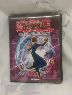 Vtg 1996 Yu-Gi-Oh 14 Page 8 Card Slot Kaiba Duelist Pocket Portfolio w/ 31 Cards - Image 1